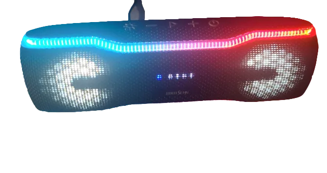 A light up, waterproof outdoor radio