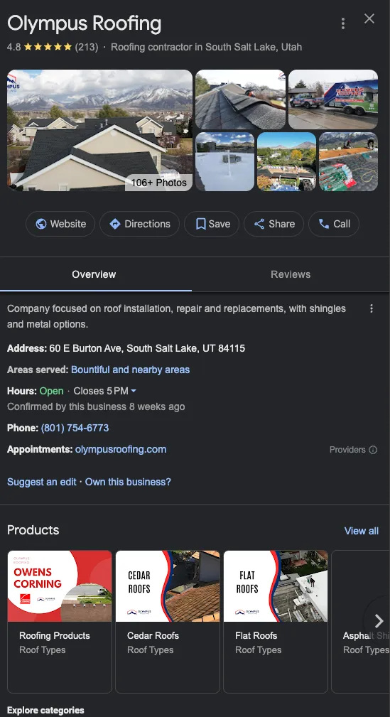 local business listing