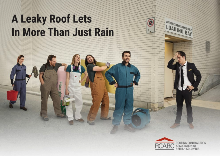 A line of home professionals in front of a homeowner