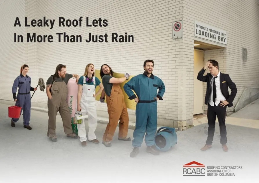 A line of home professionals in front of a homeowner
