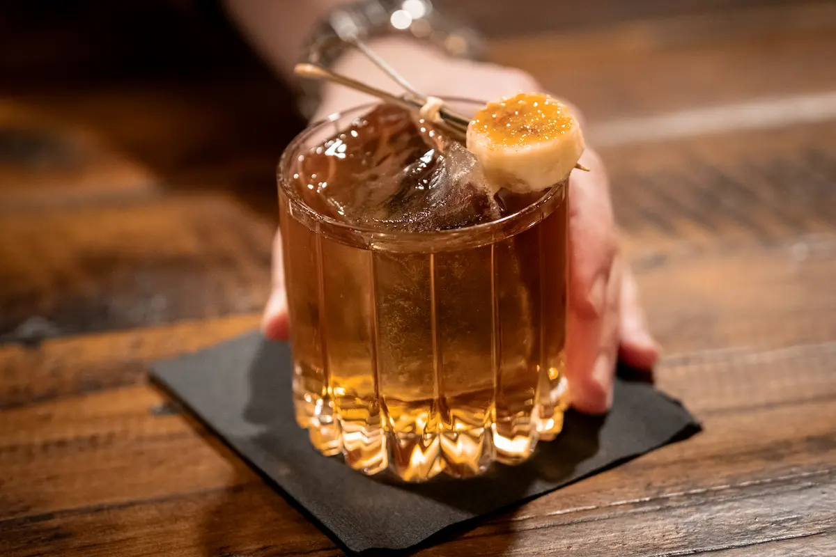 A specialty mixed drink