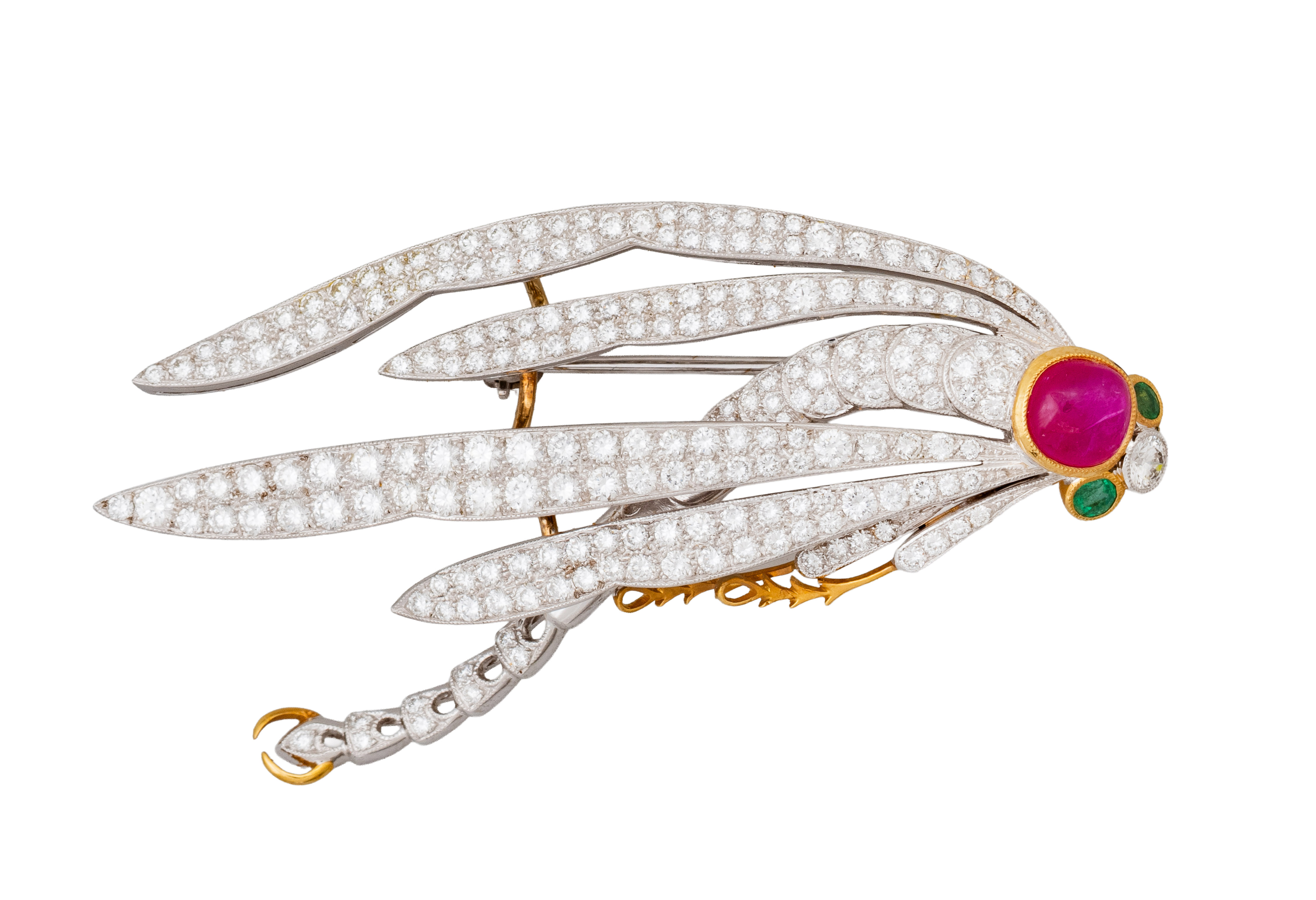 Diamanter, smaragder og rubin