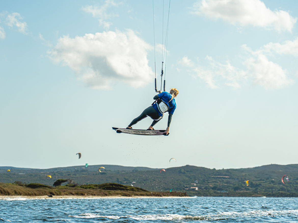 kitesurf training course for intermediate level punta trettu sardegna