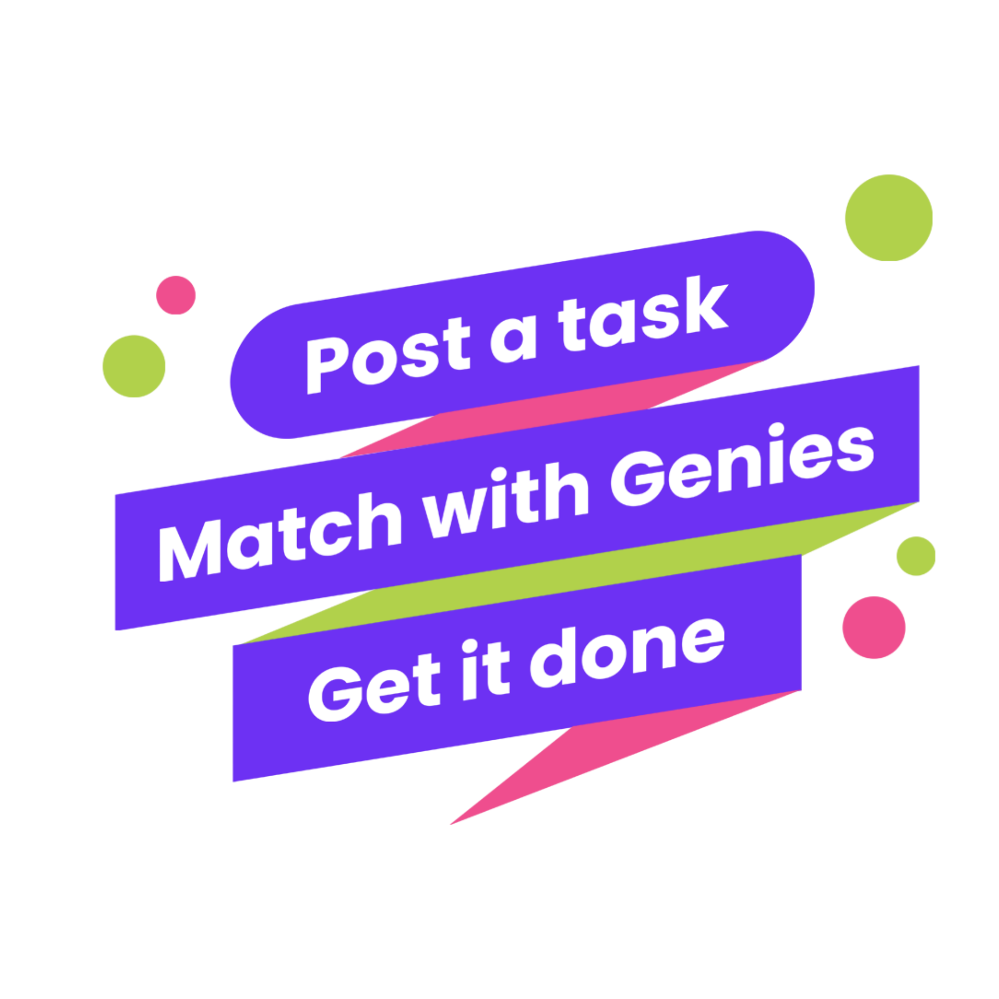 Post a task, Match with Genies, Get it Done with RemoteGenies