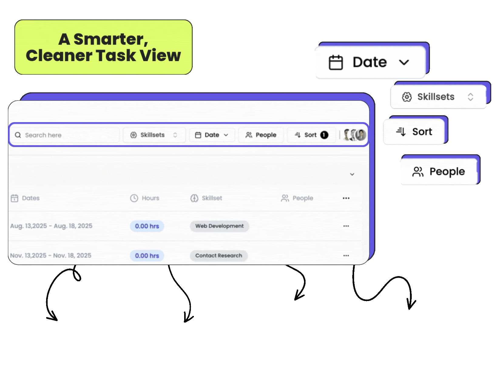 Cleaner Task View & Smart Filters | RemoteGenies