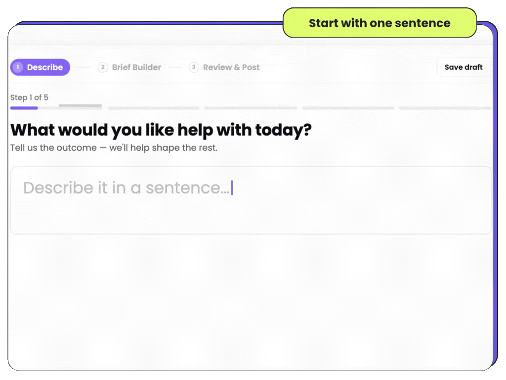 User interface showing a task management app with an option to switch instantly between Kanban and List views, displaying tasks organized in columns and detailed list format.  | RemoteGenies