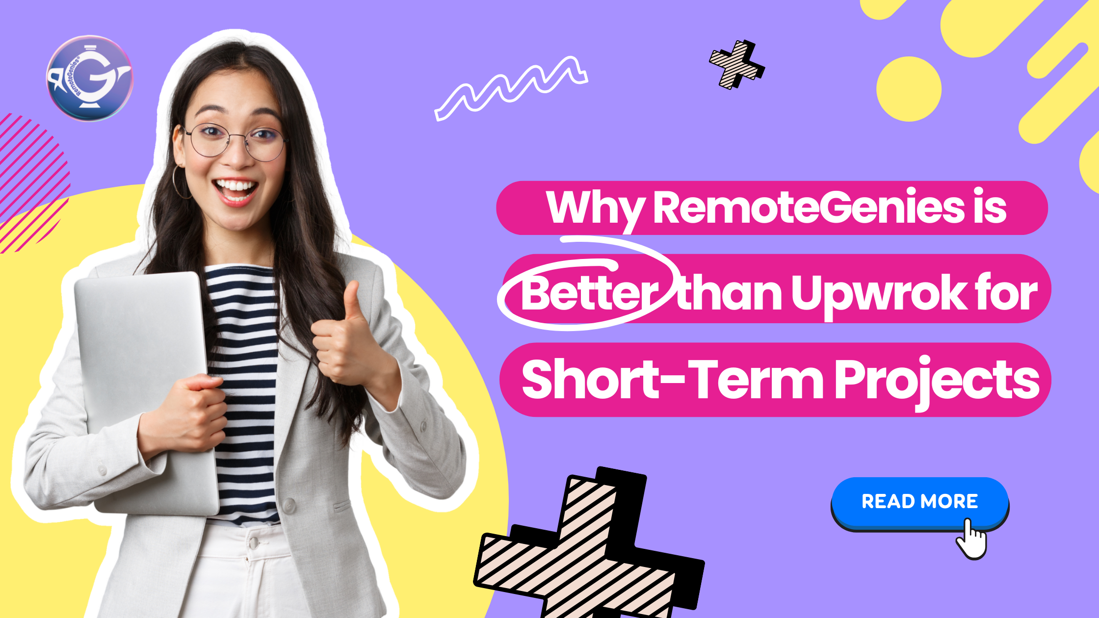 RemoteGenies is the top freelance marketplace for hiring pre-vetted Filipino freelancers. Get high-quality talent for a fraction of the cost.