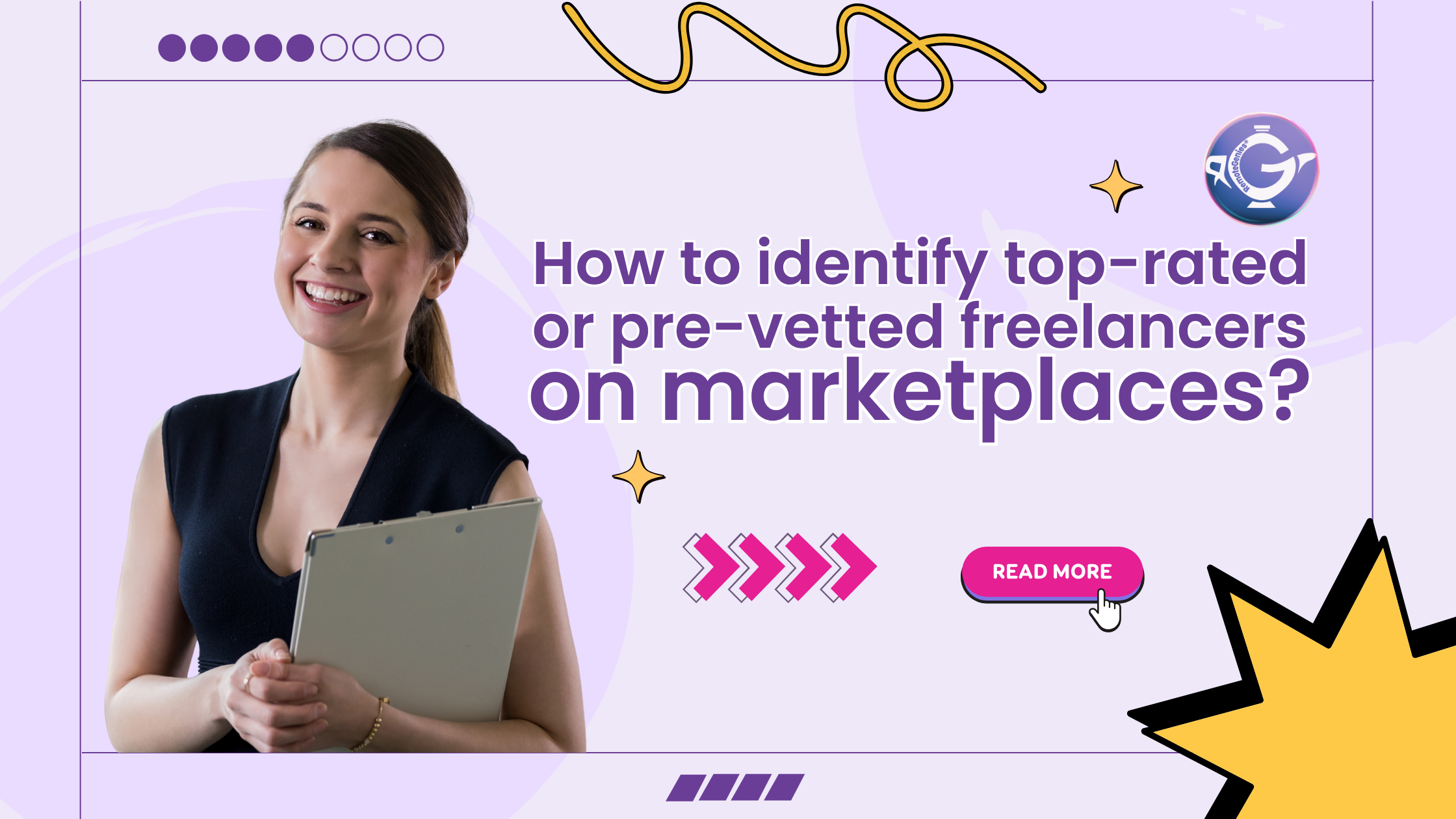 RemoteGenies is the top freelance marketplace for hiring pre-vetted Filipino freelancers. Get high-quality talent for a fraction of the cost.