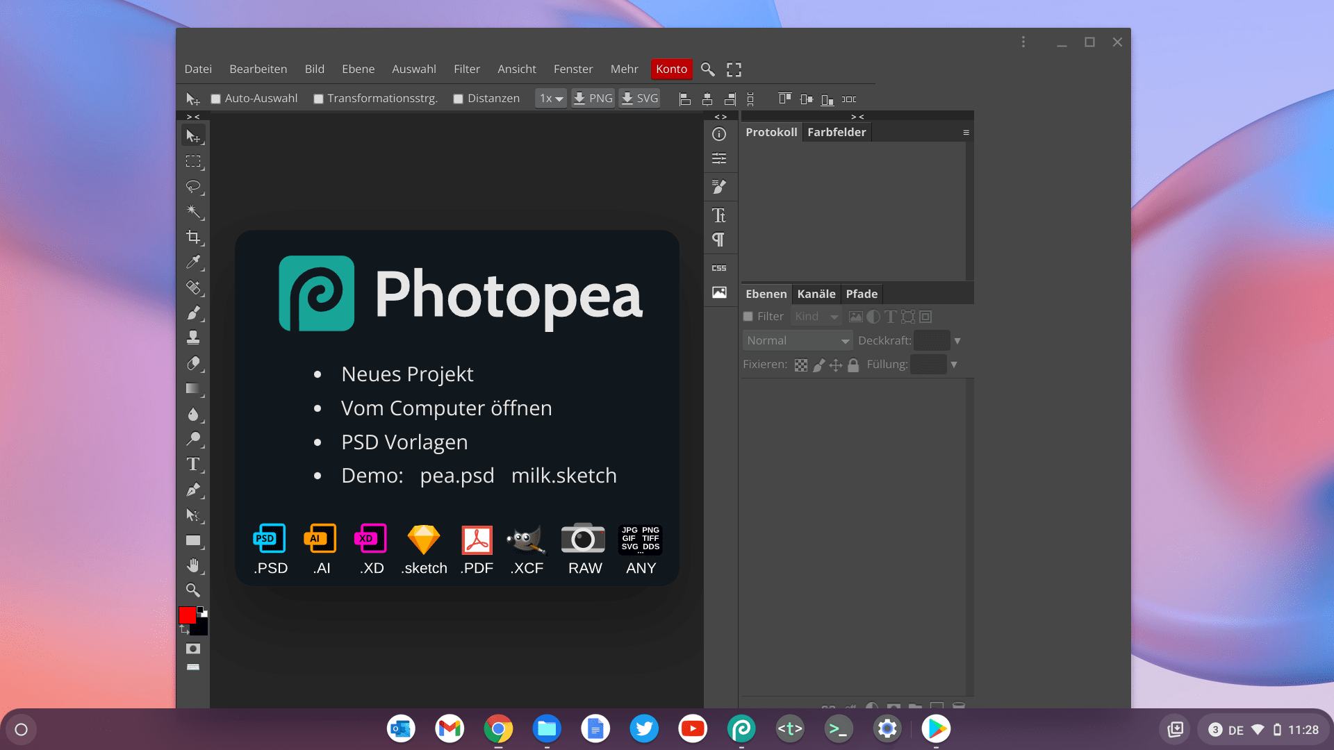 Screenshot: Once installed, a PWA is indistinguishable from other apps.