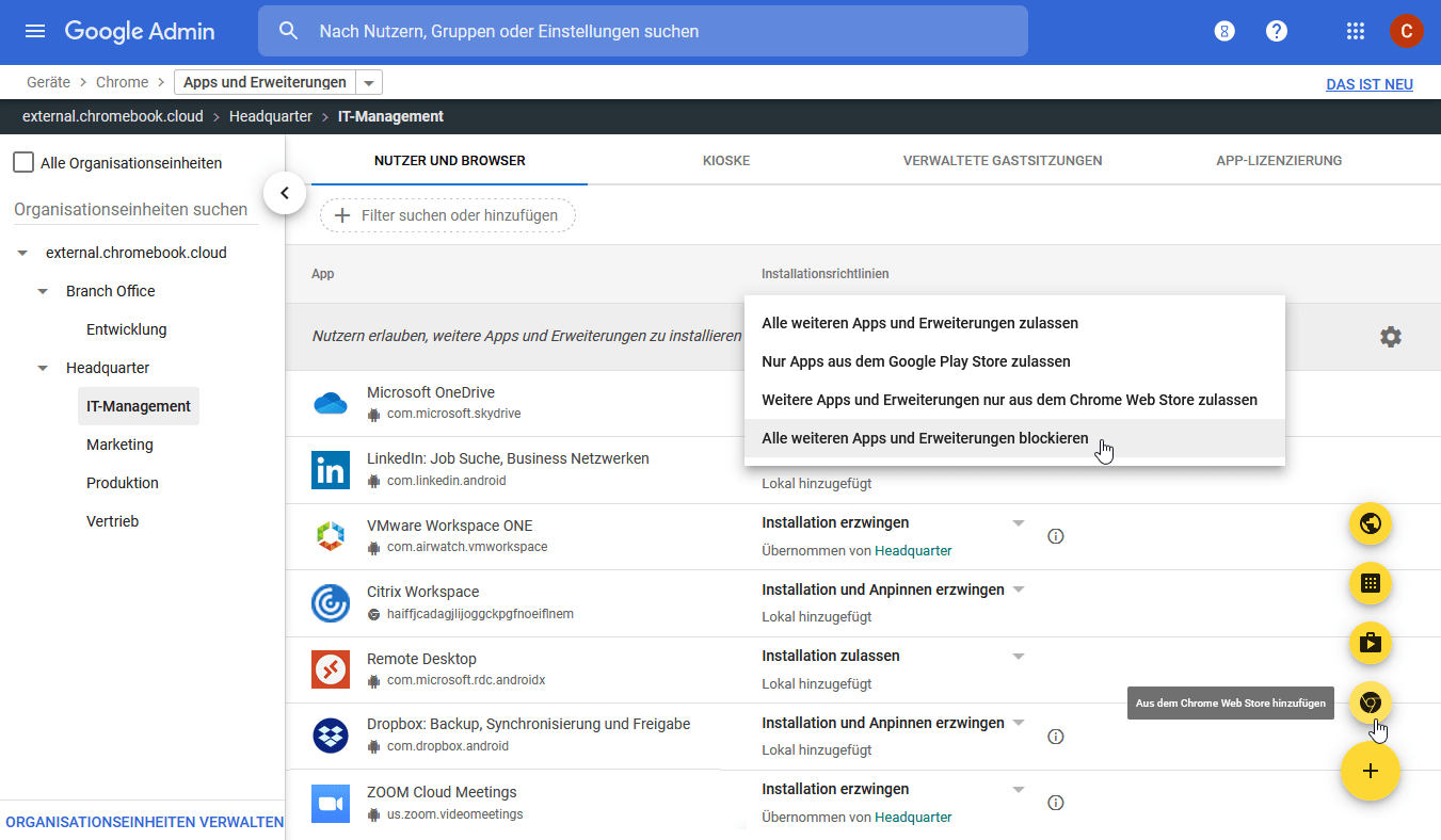 Google Chrome OS – Reif für den Enterprise-Einsatz