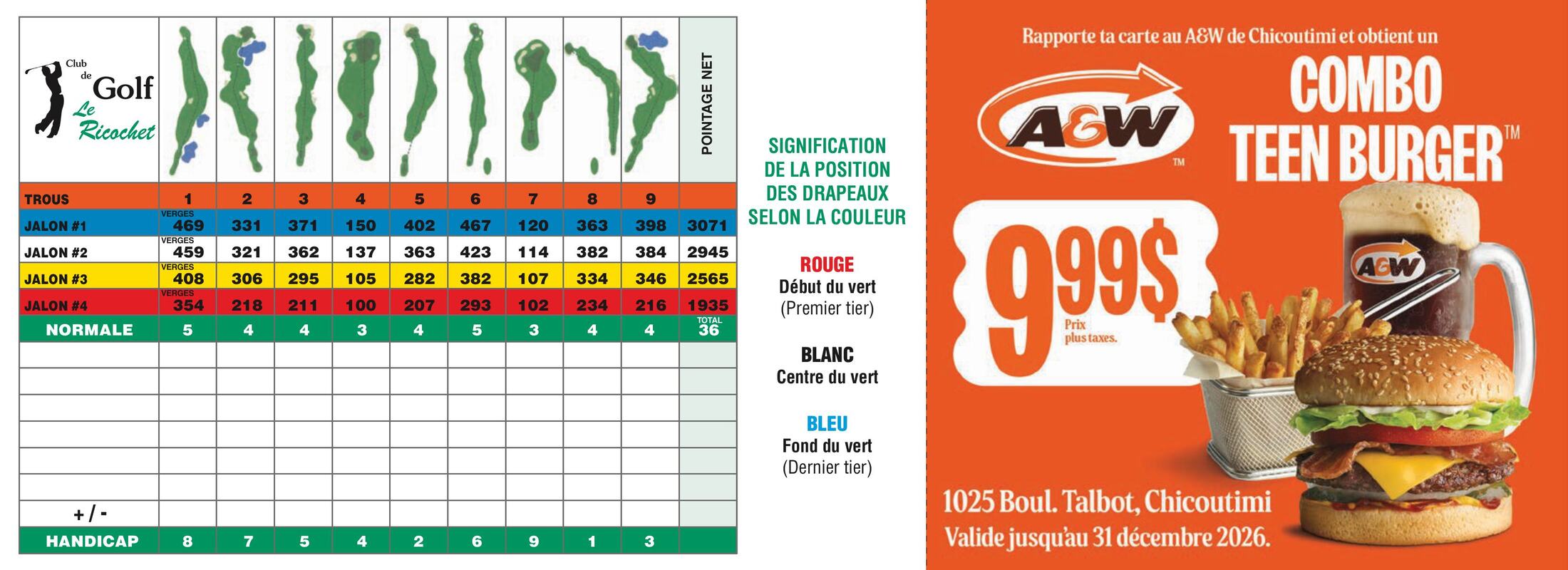 A&W promo