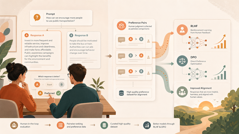 Preference Dataset Creation for RLHF and DPO Training