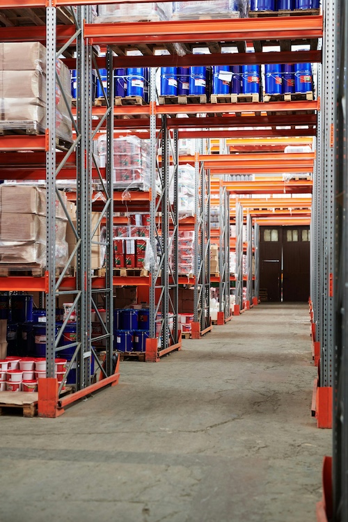 Illustration of AI data labeling for logistics and warehouse automation