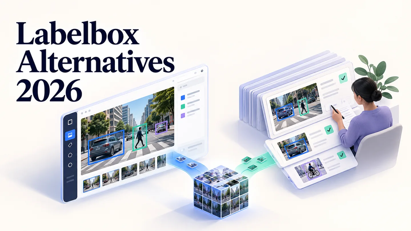 Labelbox alternatives: SuperAnnotate, Encord, V7, Kili, CVAT, Label Studio and managed services like DataVLab and iMerit, with a platform-vs-service cost check.