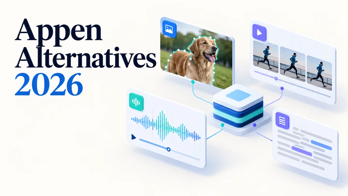 Appen alternatives by model and data type: DataVLab, iMerit, TELUS Digital, Toloka, Labelbox, Surge AI and more, with a shortlist table and a pilot method.