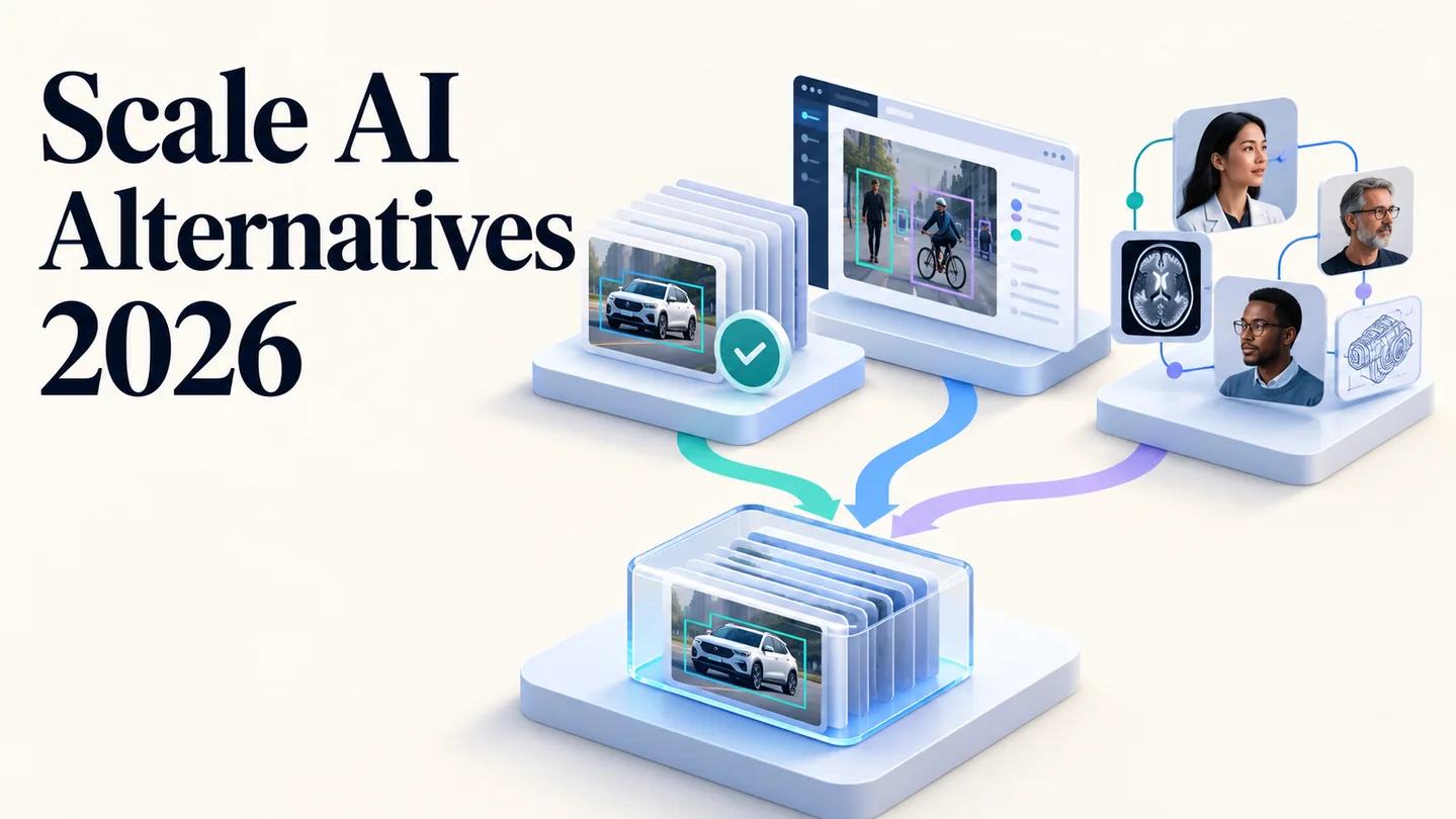 Scale AI alternatives for data annotation compared: DataVLab, Labelbox, SuperAnnotate, iMerit, Surge AI, Appen and more, with a table and a shortlist method.