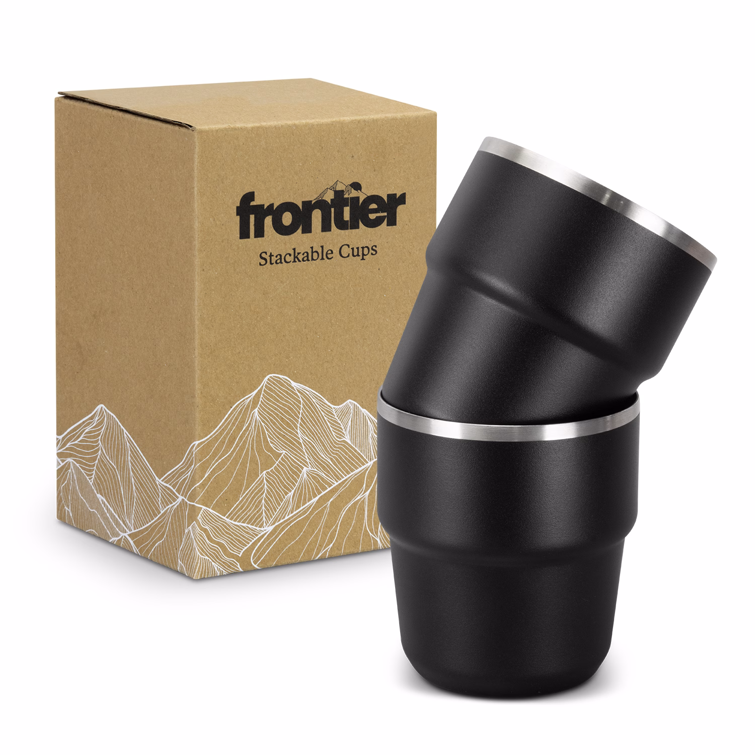 Frontier Stackable Cups - Set of 2