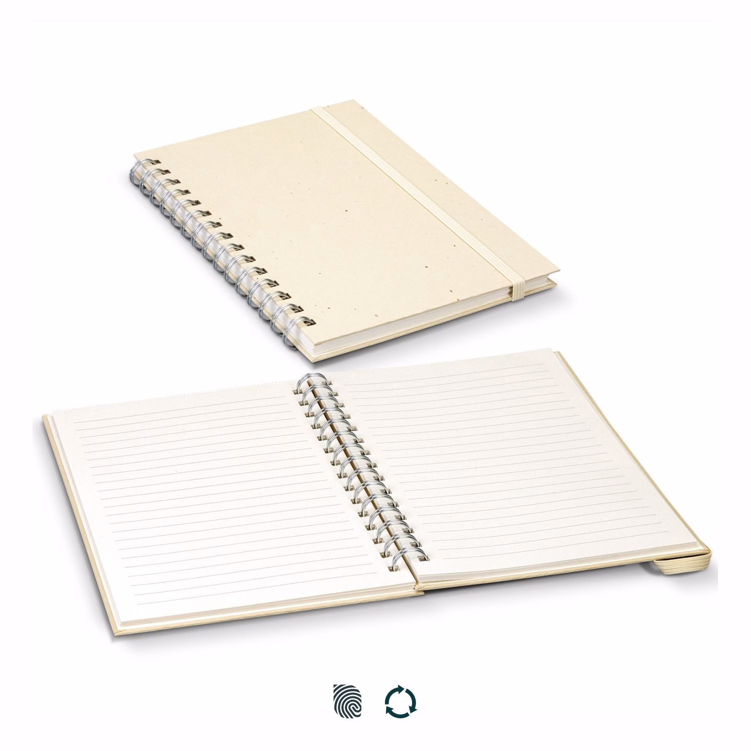 Terra Recycled Paper Spiral Notebook