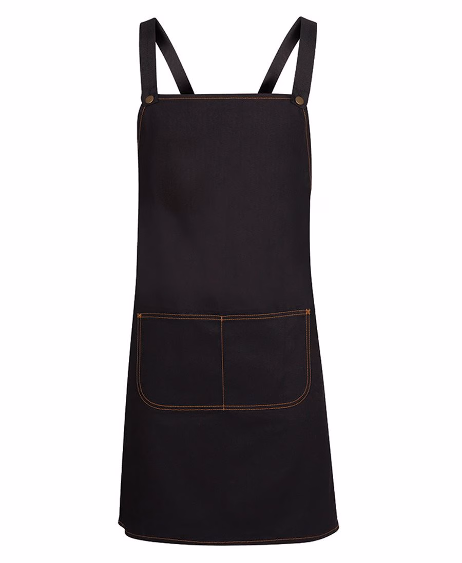 JB's CROSS BACK DENIM APRON (WITHOUT STRAP)