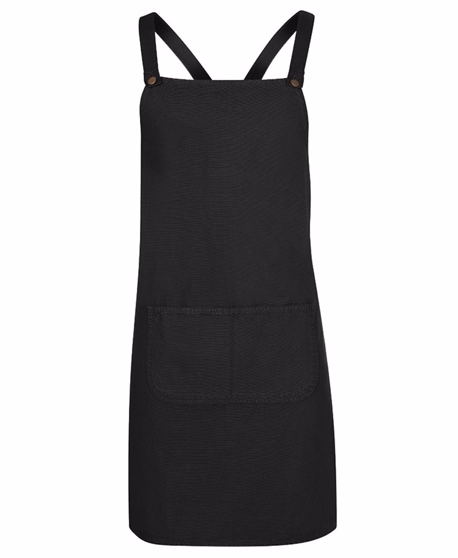 JB's CROSS BACK CANVAS APRON (WITHOUT STRAP)