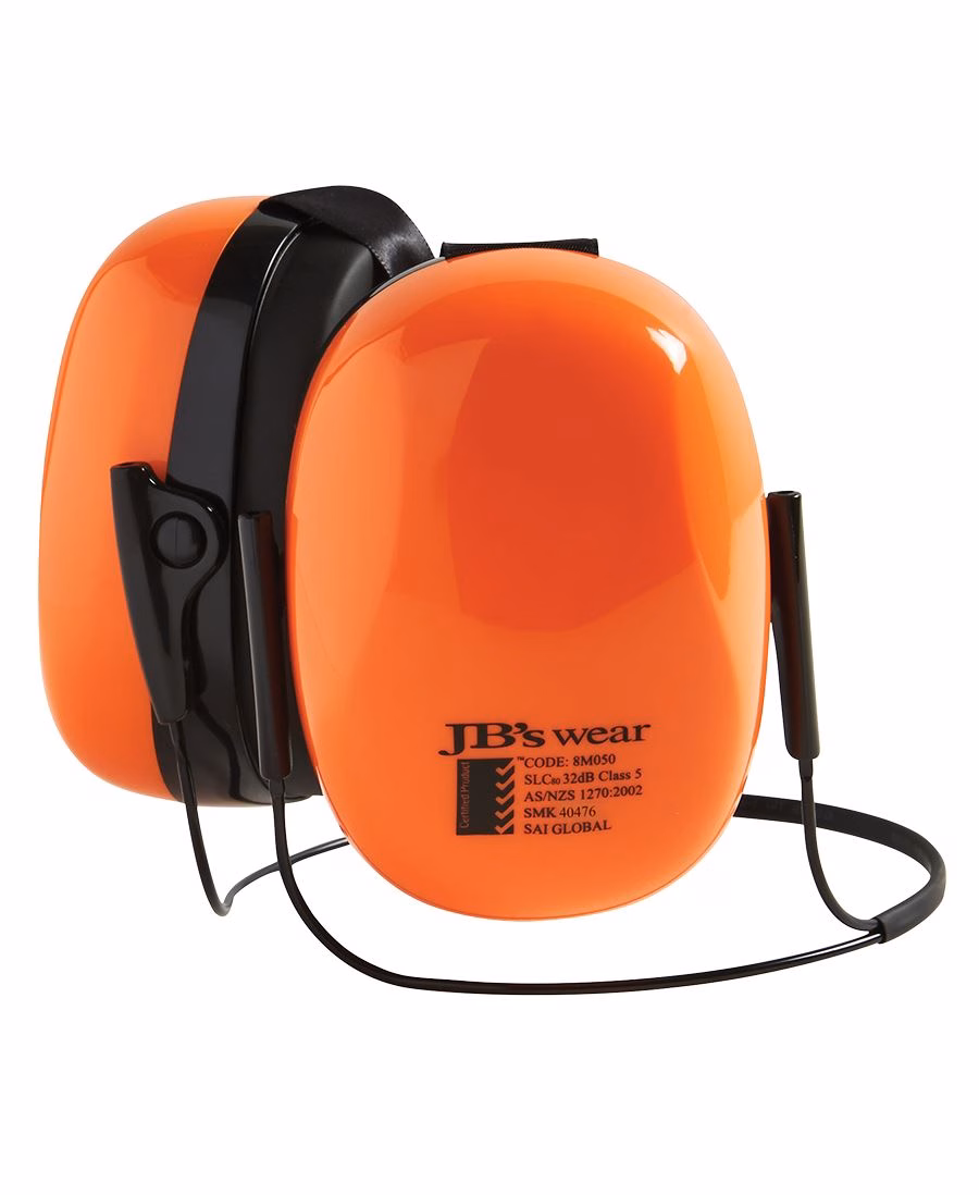 JB's 32dB SUPREME EAR MUFF WITH NECK BAND
