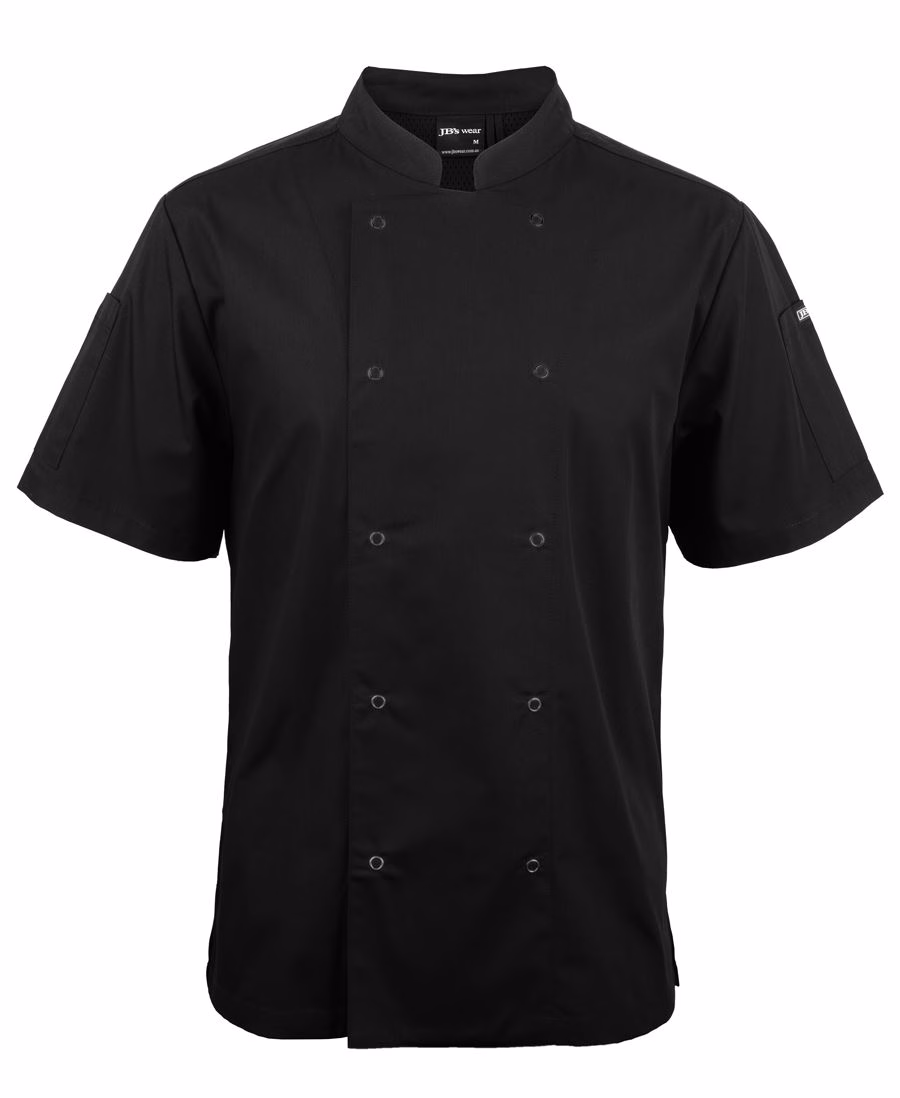 JB's S/S SNAP BUTTON CHEFS JACKET