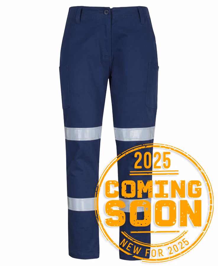 JB's LDS MULTI PKT STRETCH TWILL PANT WITH D+N TAPE NAVY