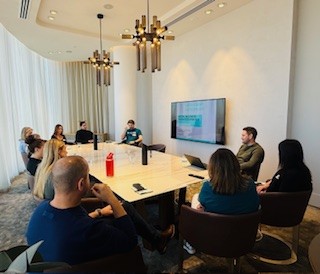 Employers and mentors in a workplace readiness session.