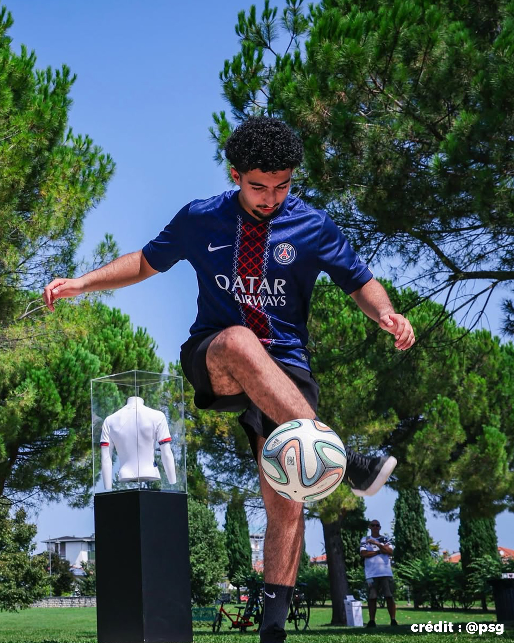 Nos foot freestylers font le show en Italie à Udine à l'occasion de la Supercoupe d'Europe opposant le Paris Saint-Germain et Tottenham 