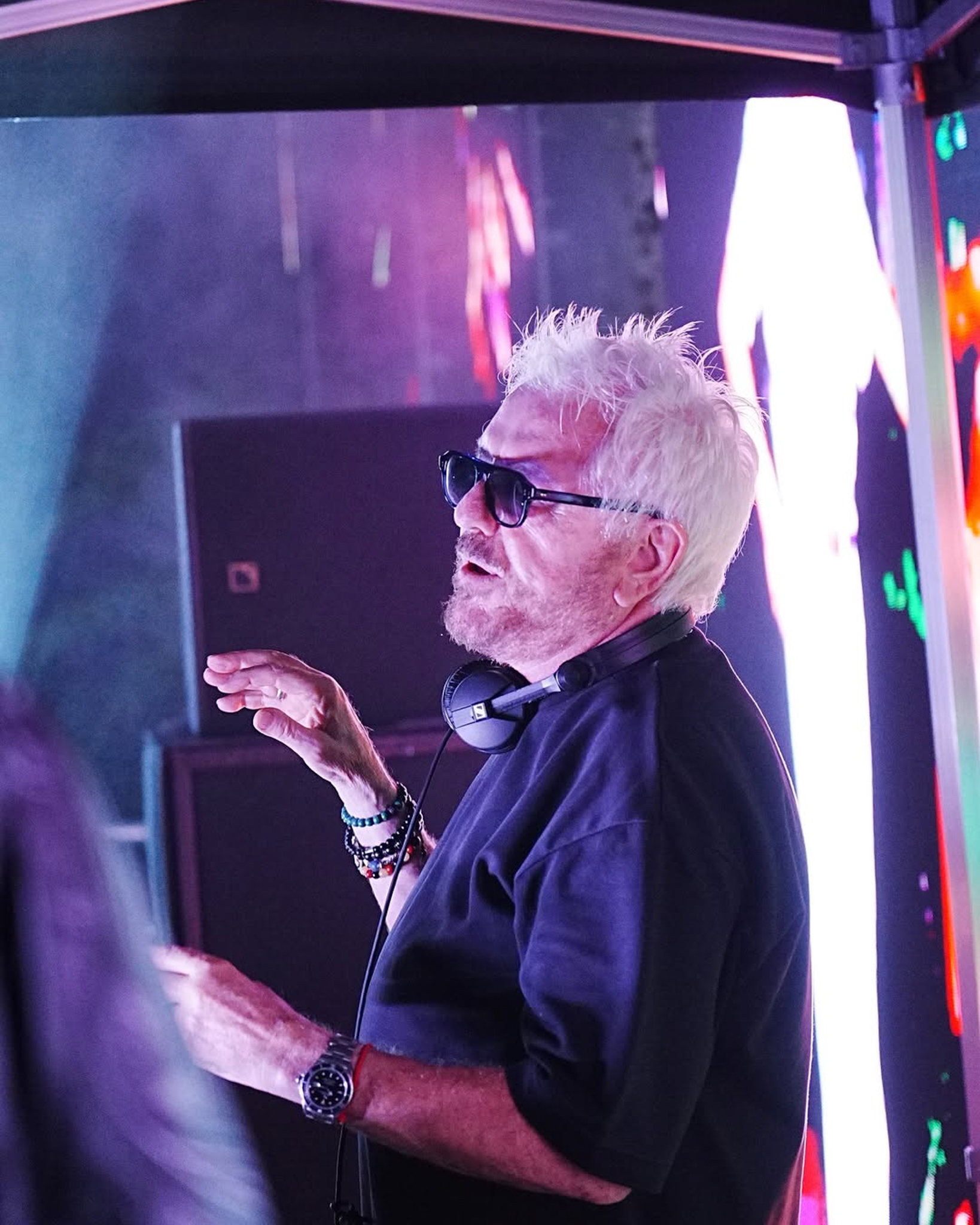 Le DJ Marc Cerrone au Gliss&Van Paris Show produit par OpeningStage  
