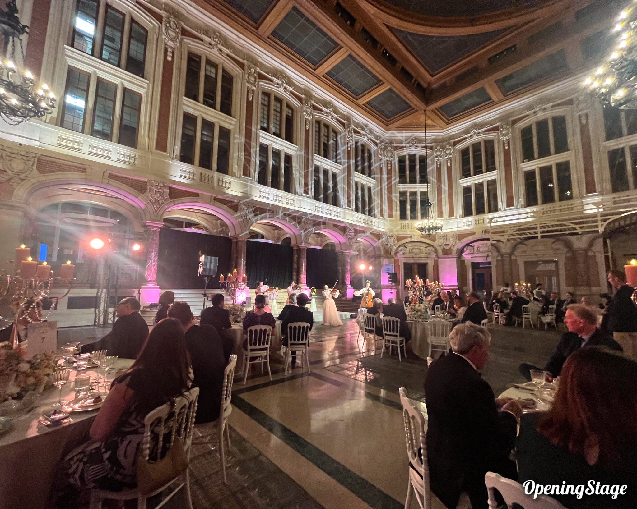 Nos violonistes à la CCI Grand Lille pour une soirée d'entreprise