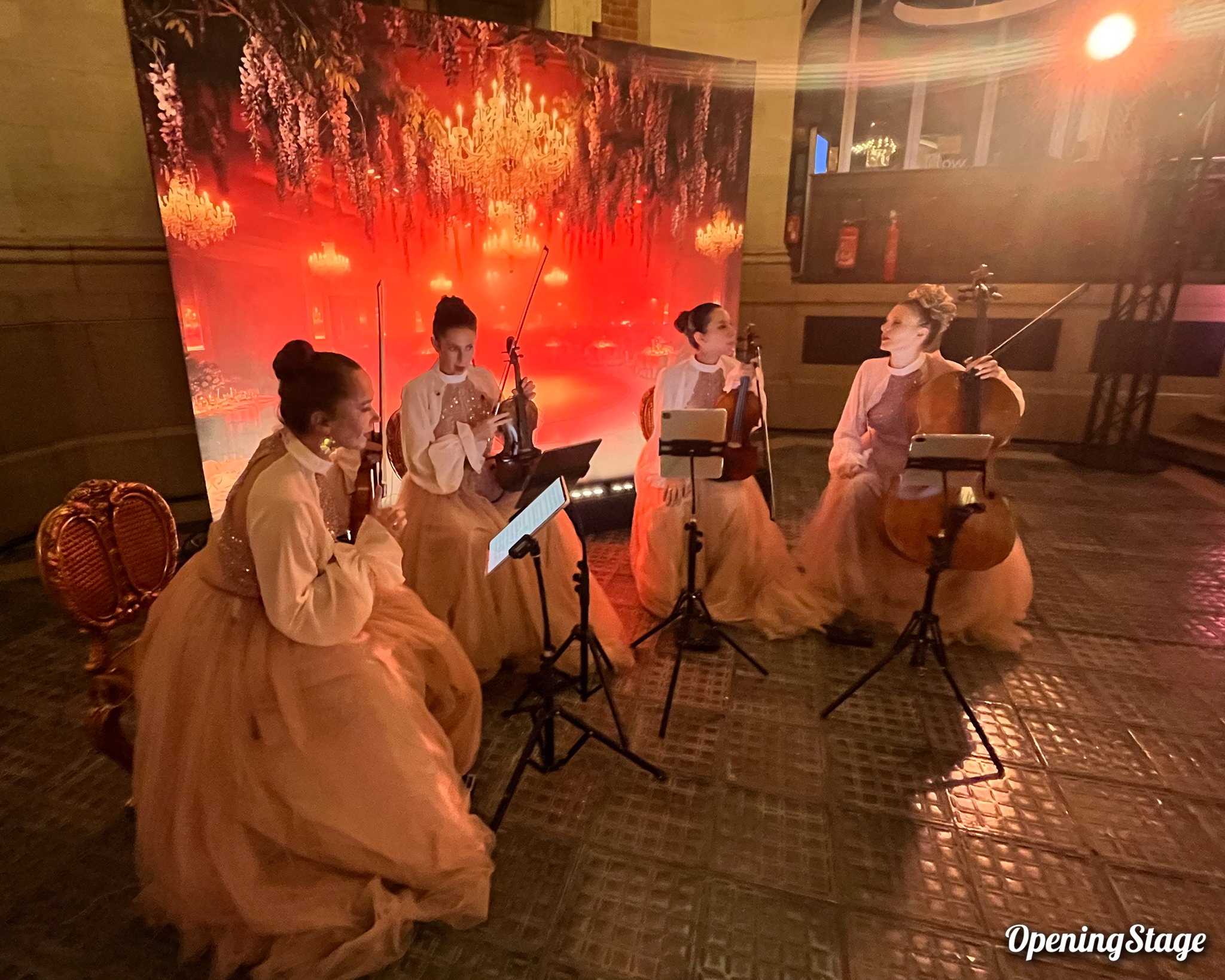 Nos violonistes à la CCI Grand Lille pour une soirée d'entreprise