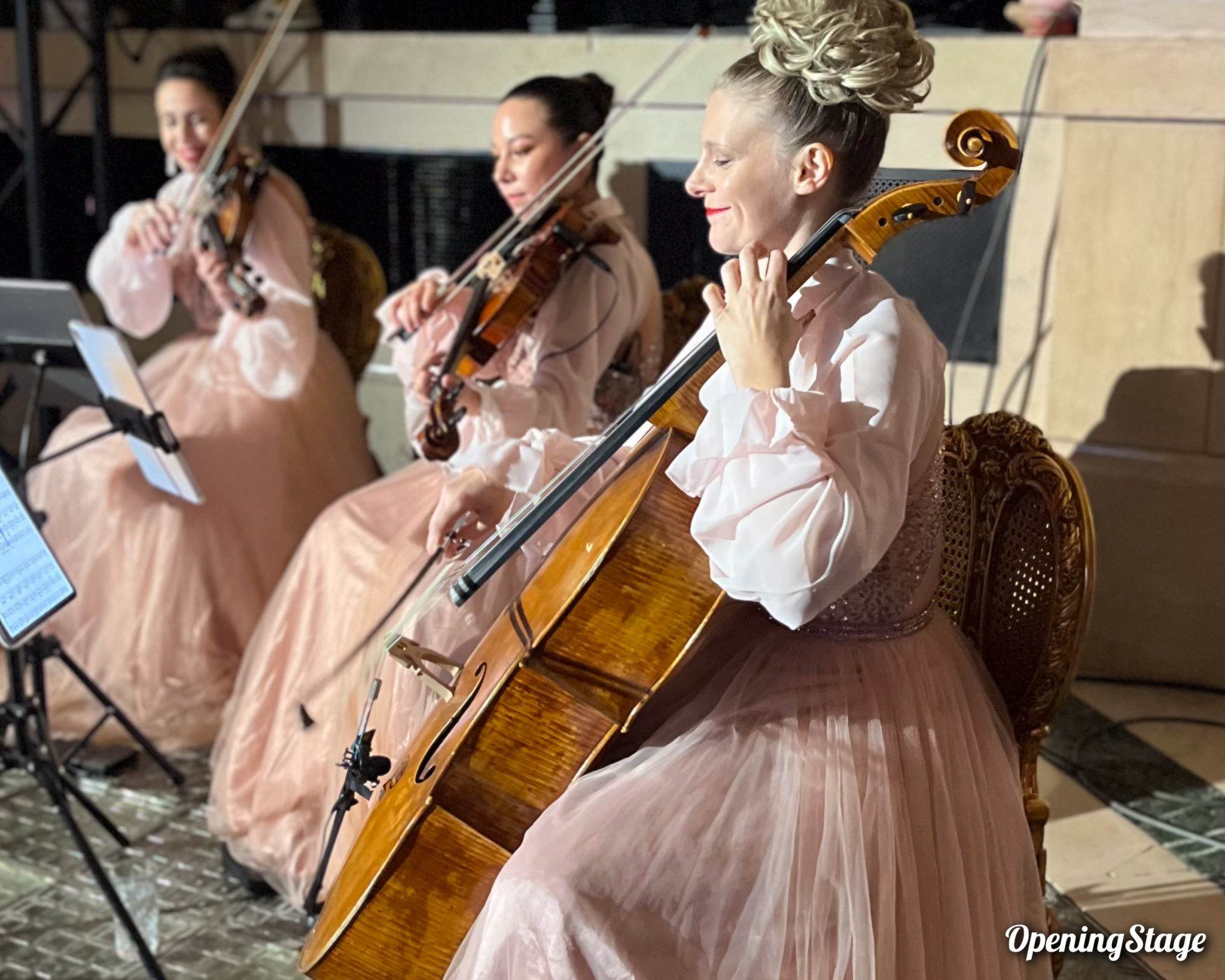 Nos violonistes à la CCI Grand Lille pour une soirée d'entreprise