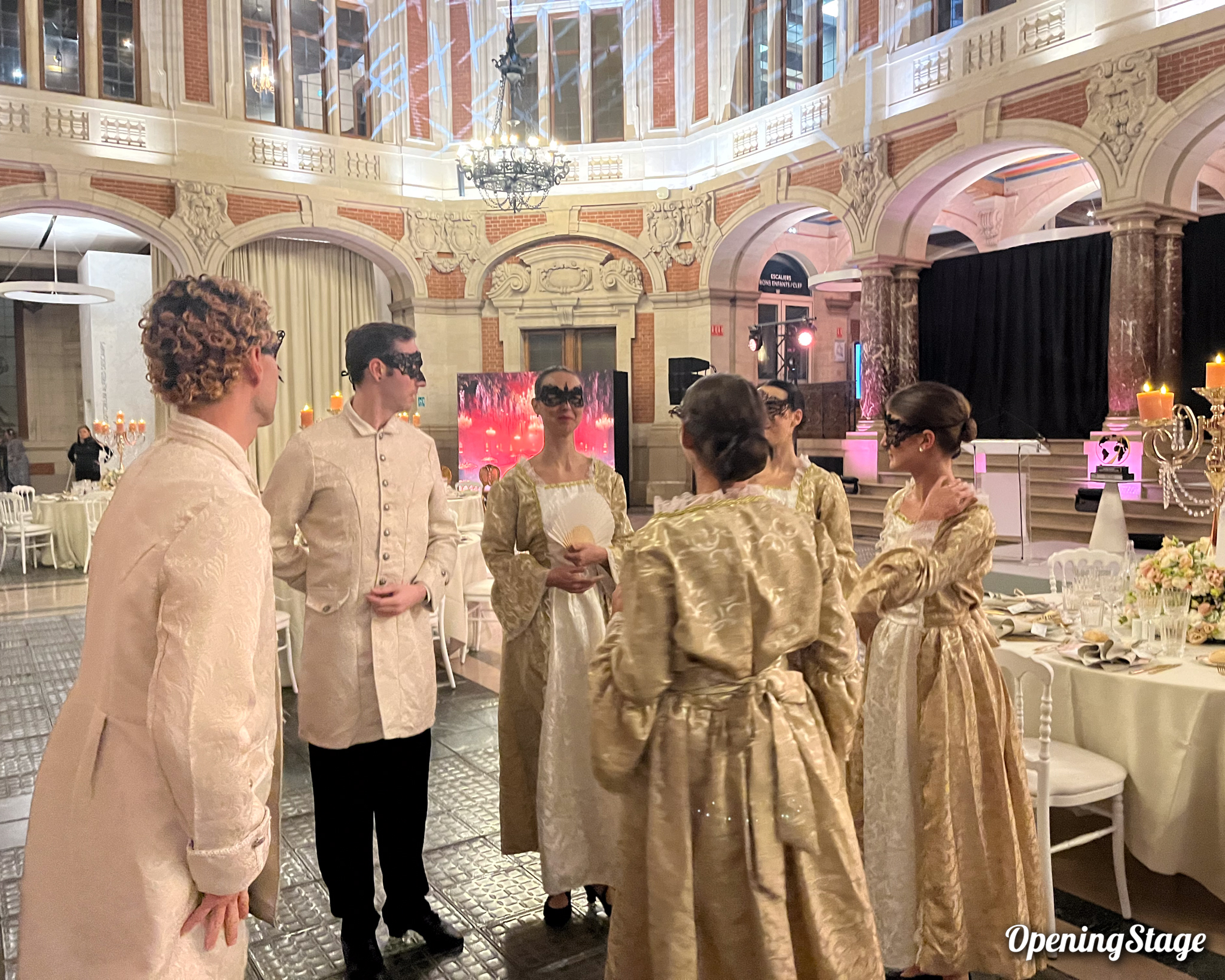 Nos danseurs à la CCI Grand Lille pour une soirée d'entreprise