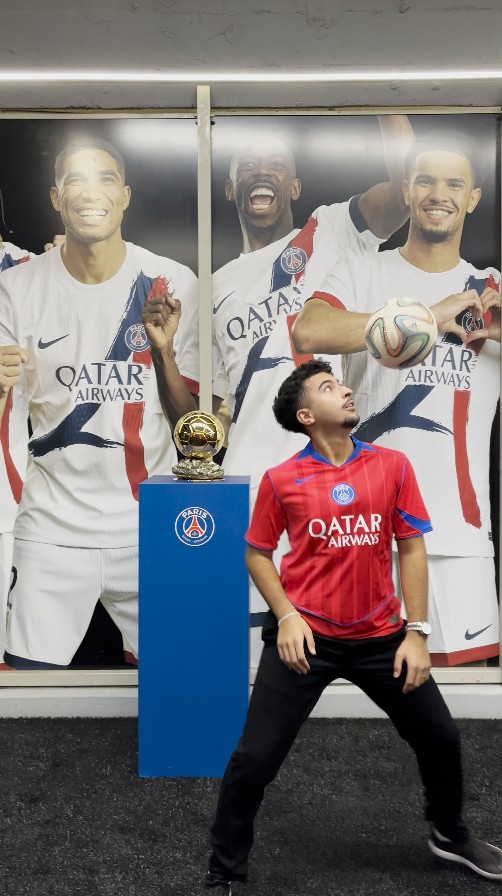 Animation de foot freestyle au PSG par OpeningStage 