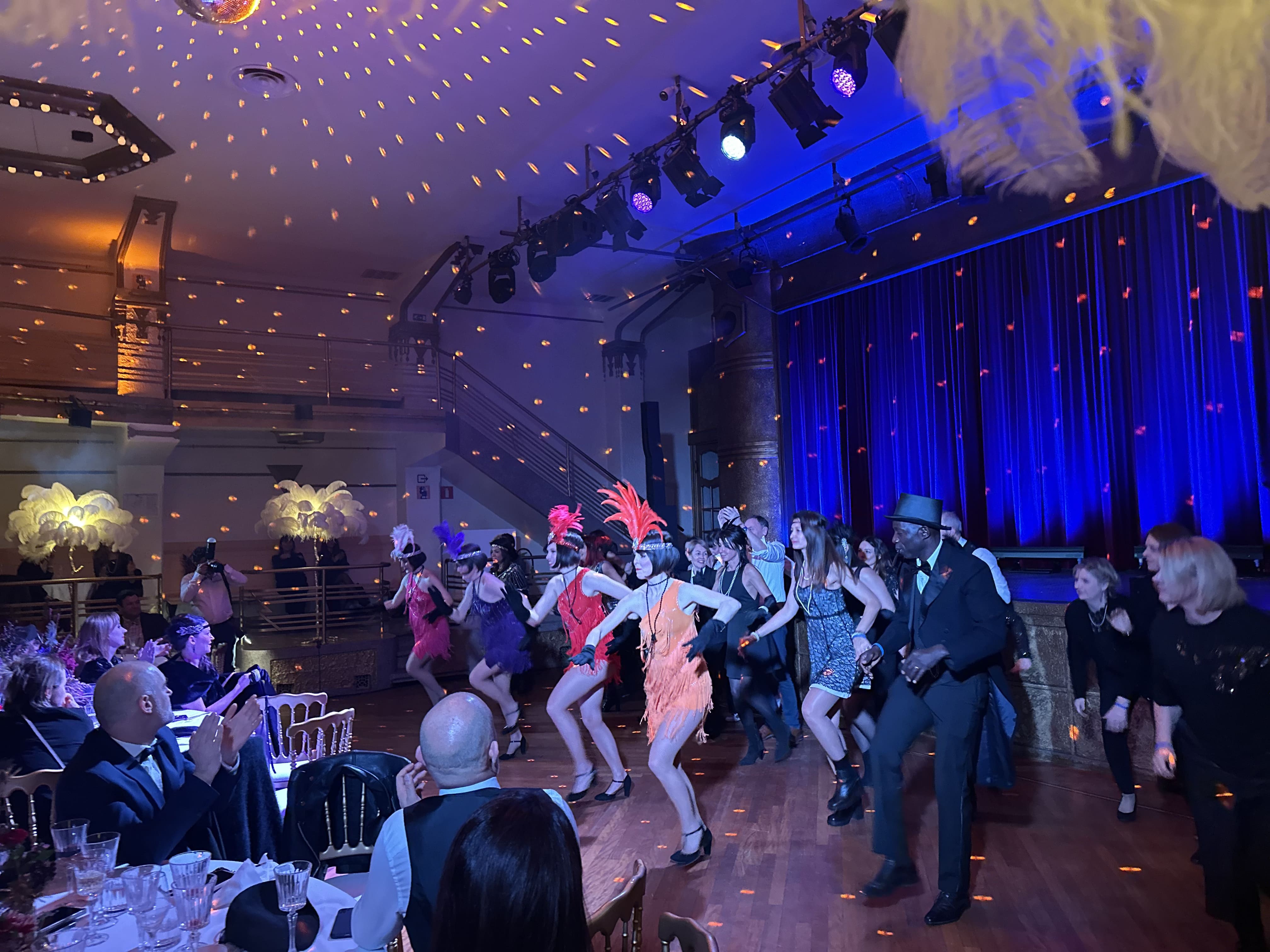 Nos danseuses Gatsby pour une soirée d'entreprise à Bruxelles
