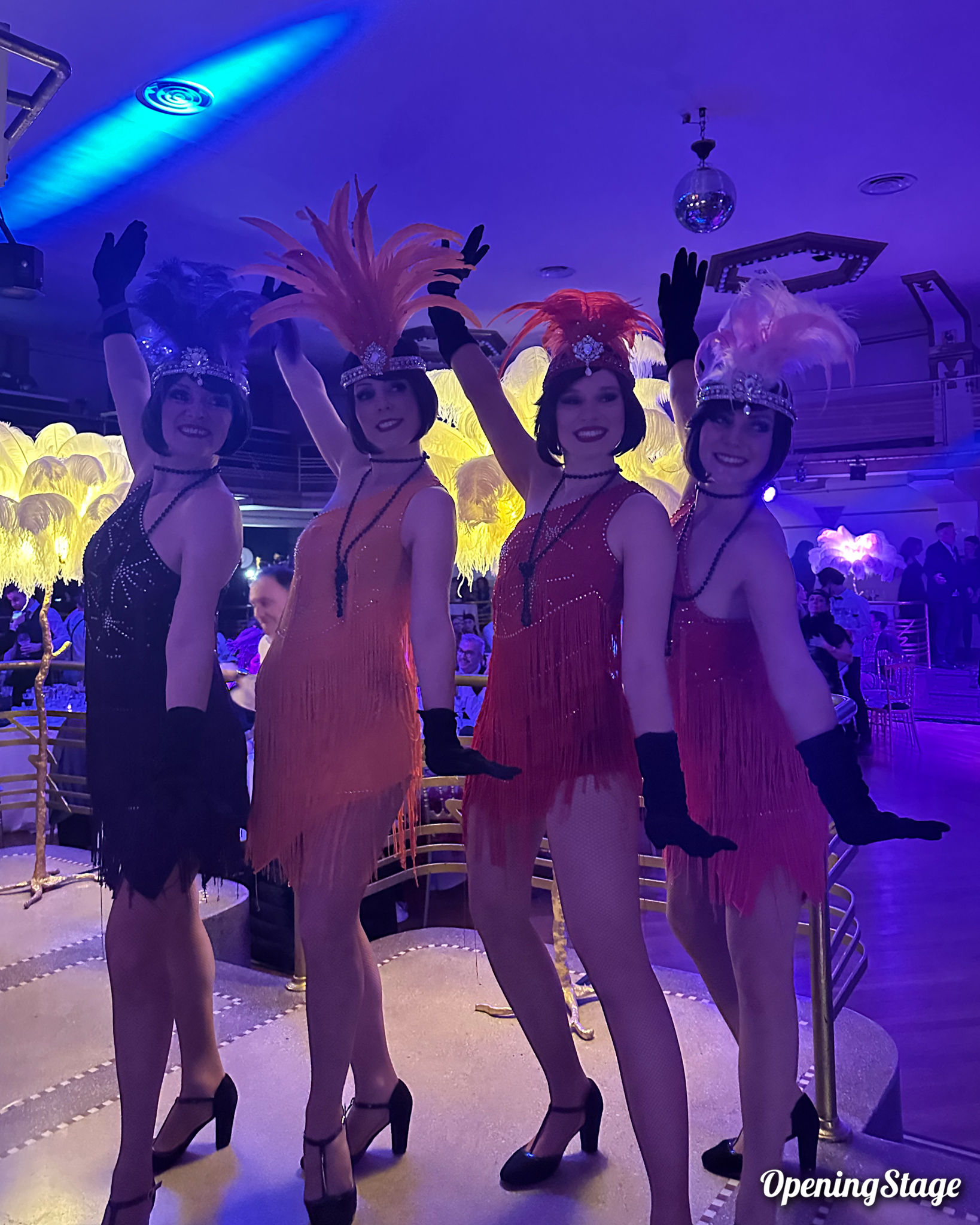Nos danseuses Gatsby pour une soirée d'entreprise à Bruxelles