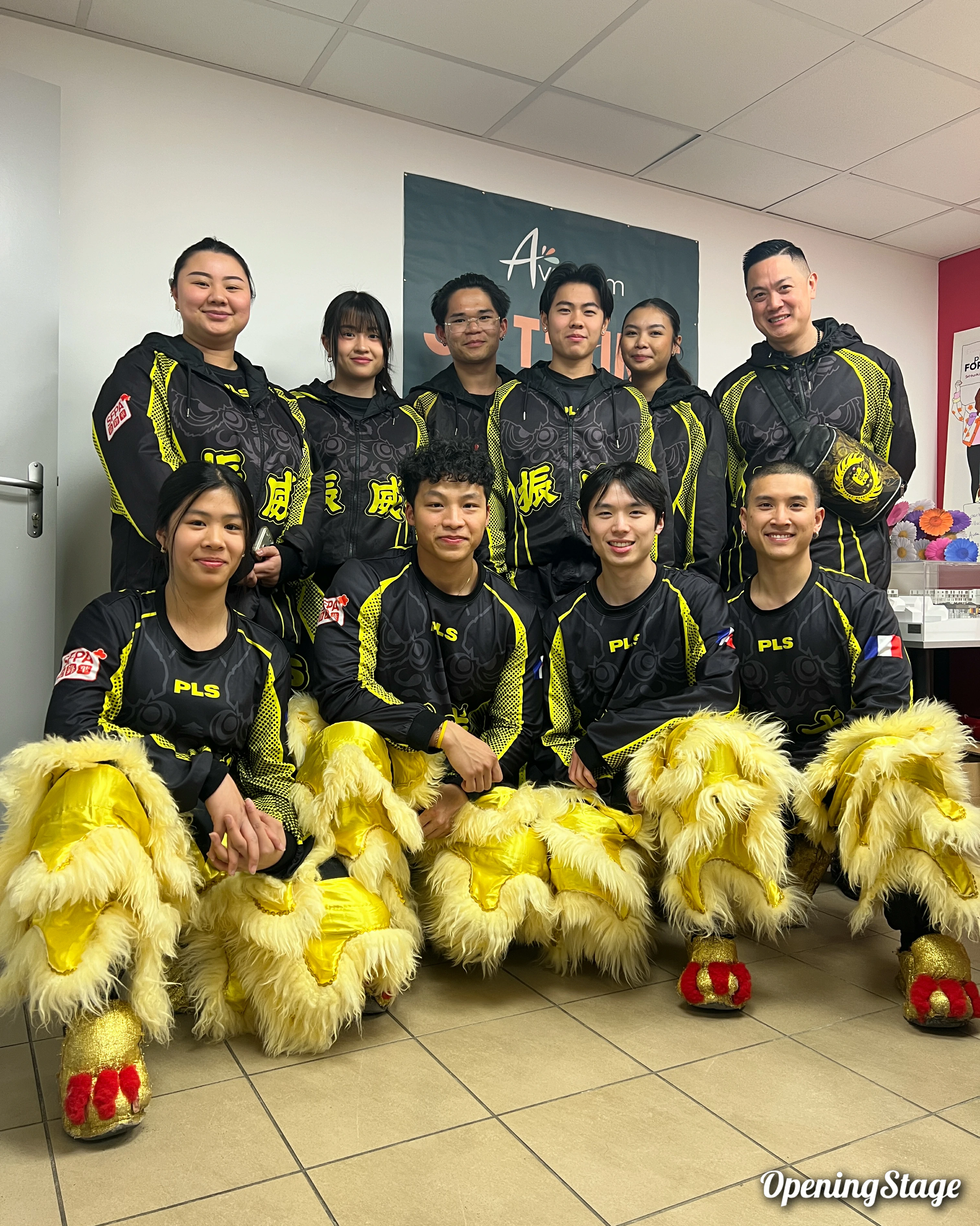Danses du lion dans le centre commercial Avaricum à Bourges