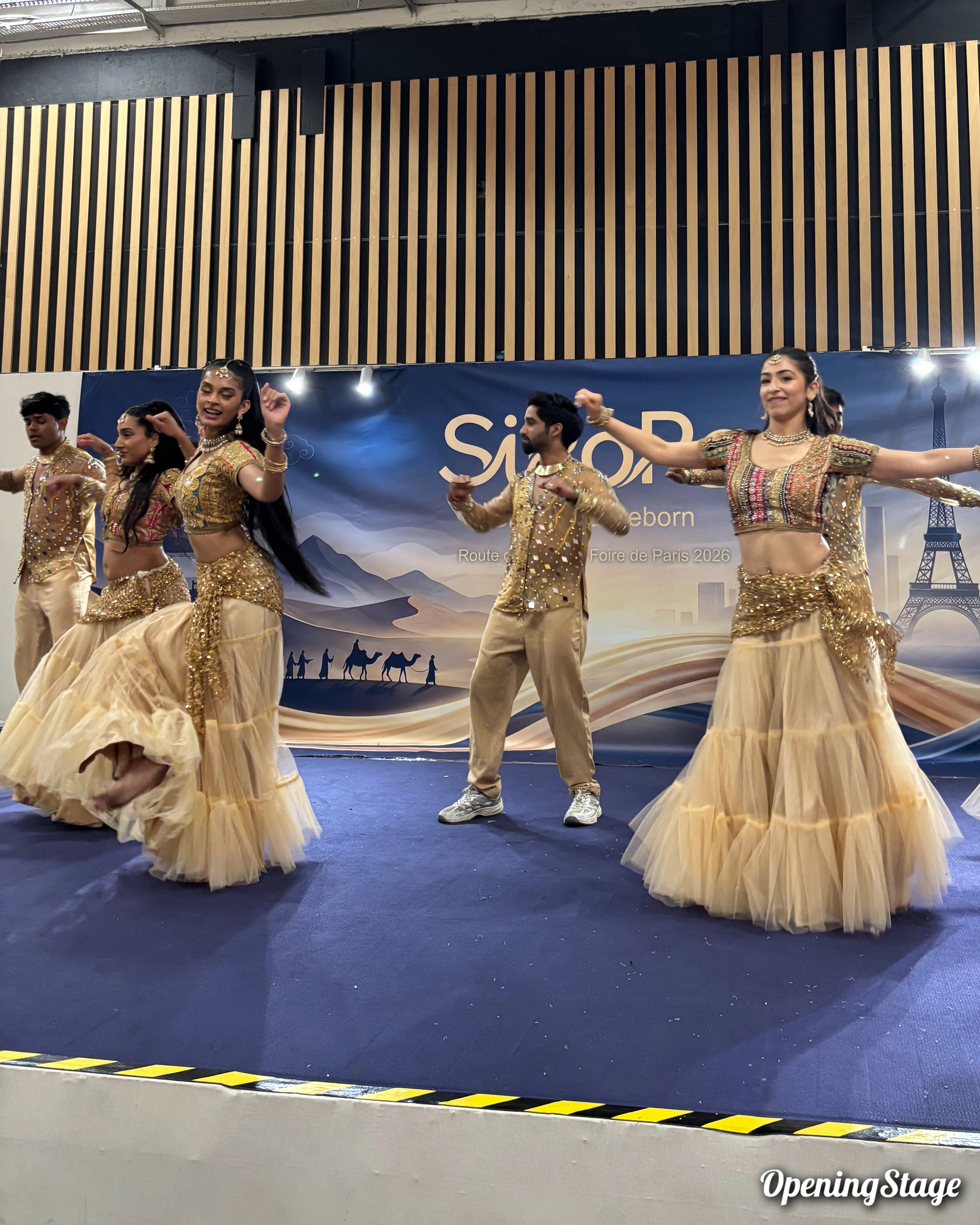 danseurs indiens bolywood à la foire de paris 2026