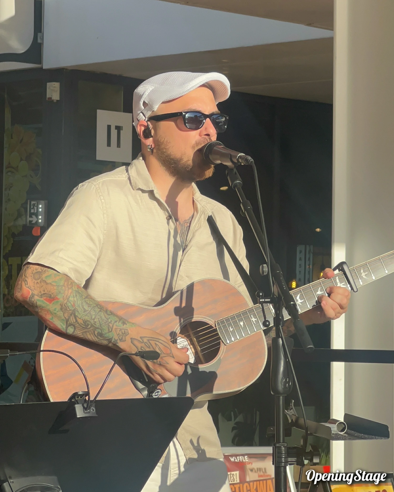 Notre groupe pop en concert à l'Heure Tranquille à Tours pour le Club Terrasses