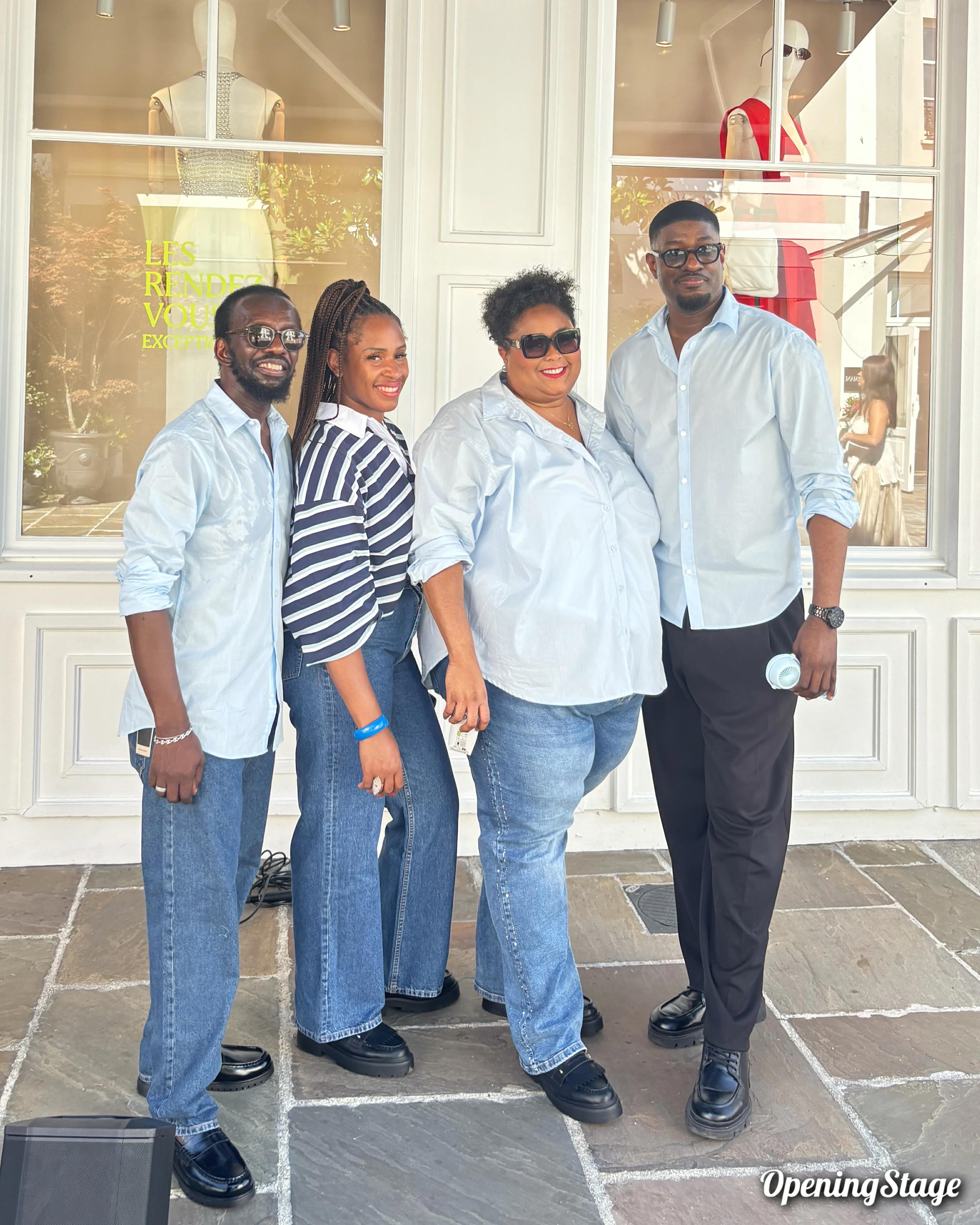 Notre gospel en déambulation à La Vallée Village pour la fête nationale