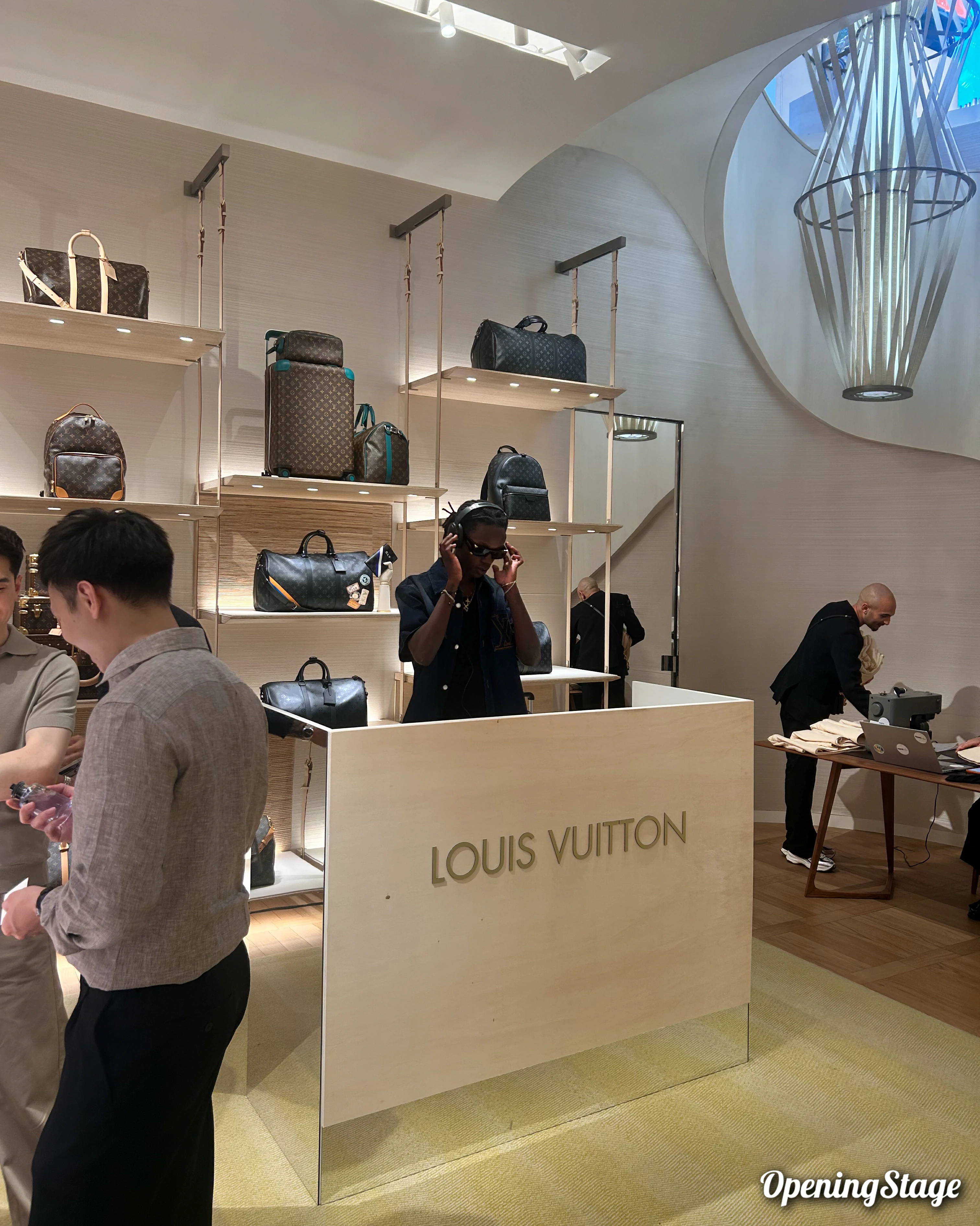 Nos Dj sets dans la boutique Louis Vuitton d'Amsterdam