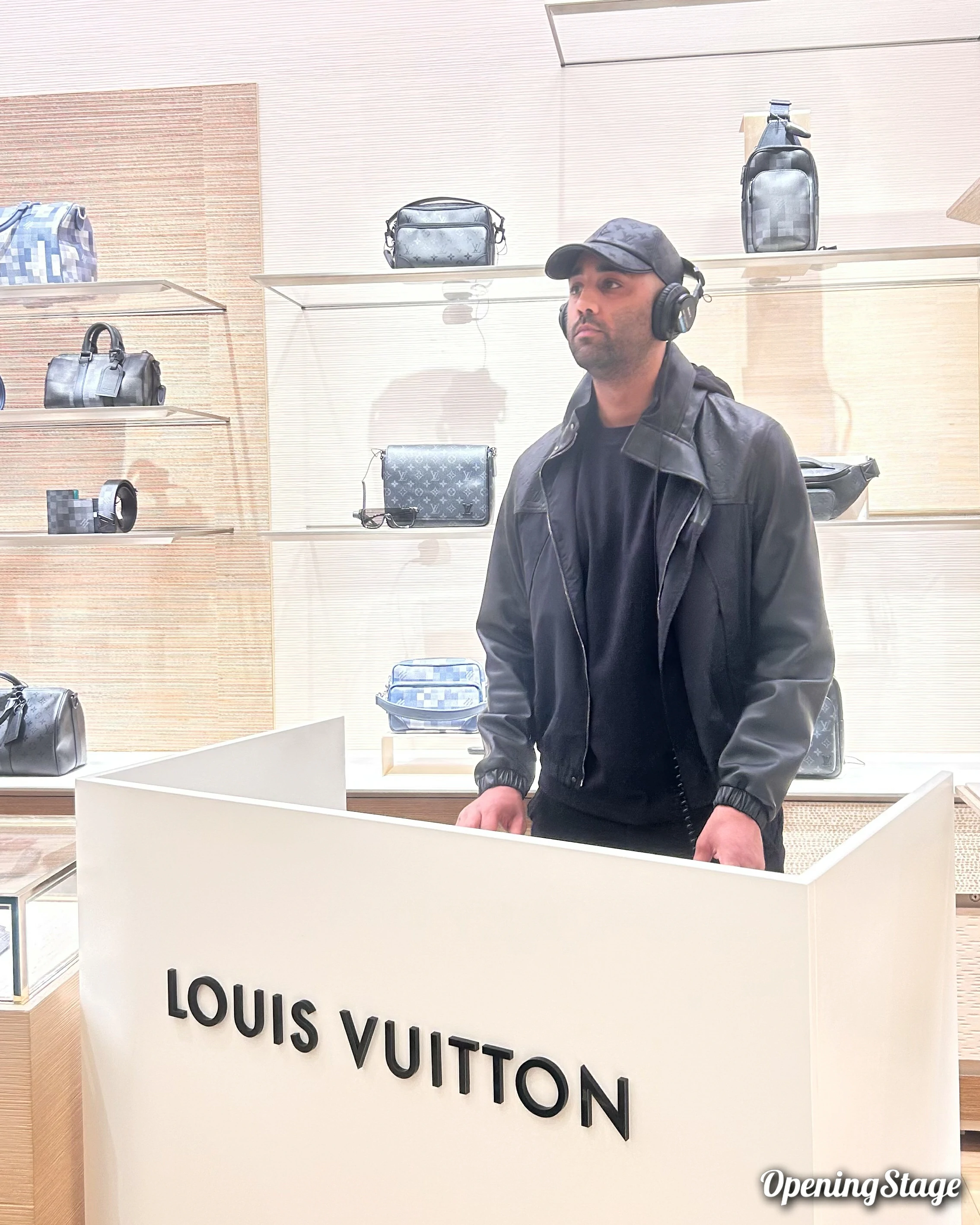 Nos Dj sets dans la boutique Louis Vuitton d'Amsterdam