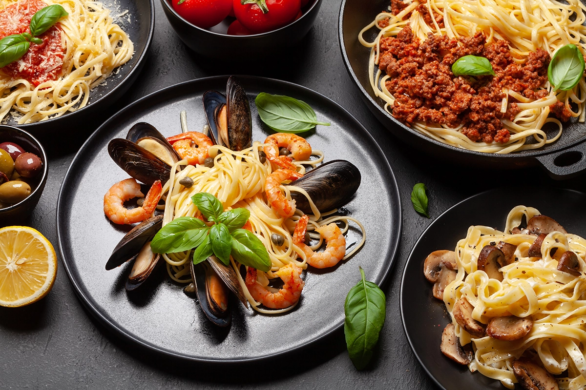 Luxury Scottsdale pasta dish – beautifully plated Italian cuisine for upscale events.