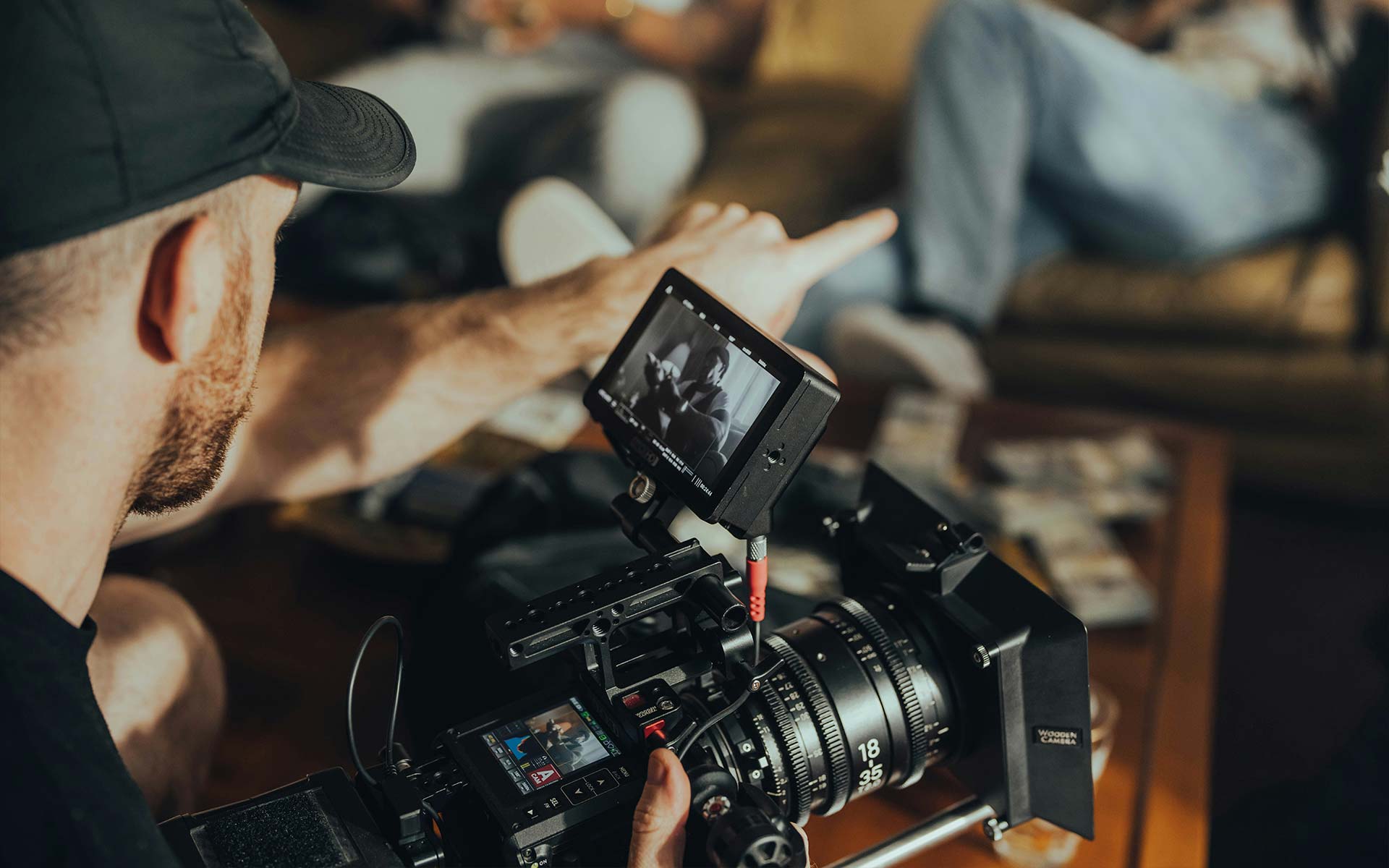 Video operator at work.