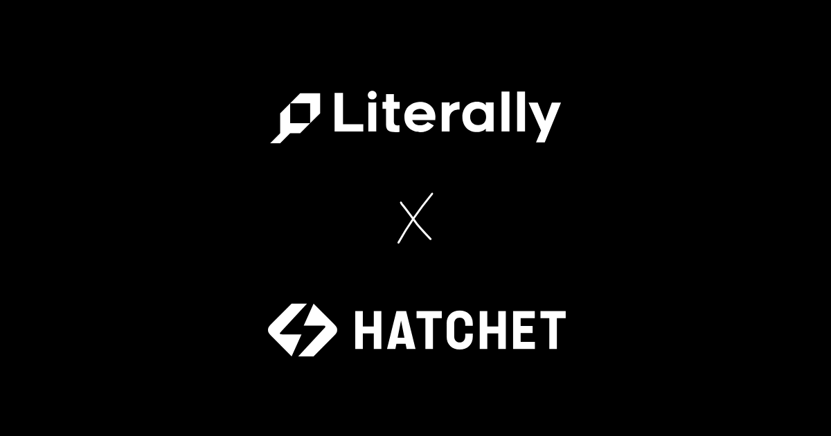 Literally and Hatchet logos