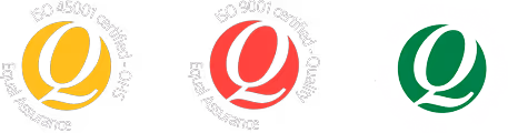 ISO Accreditation certification badges
