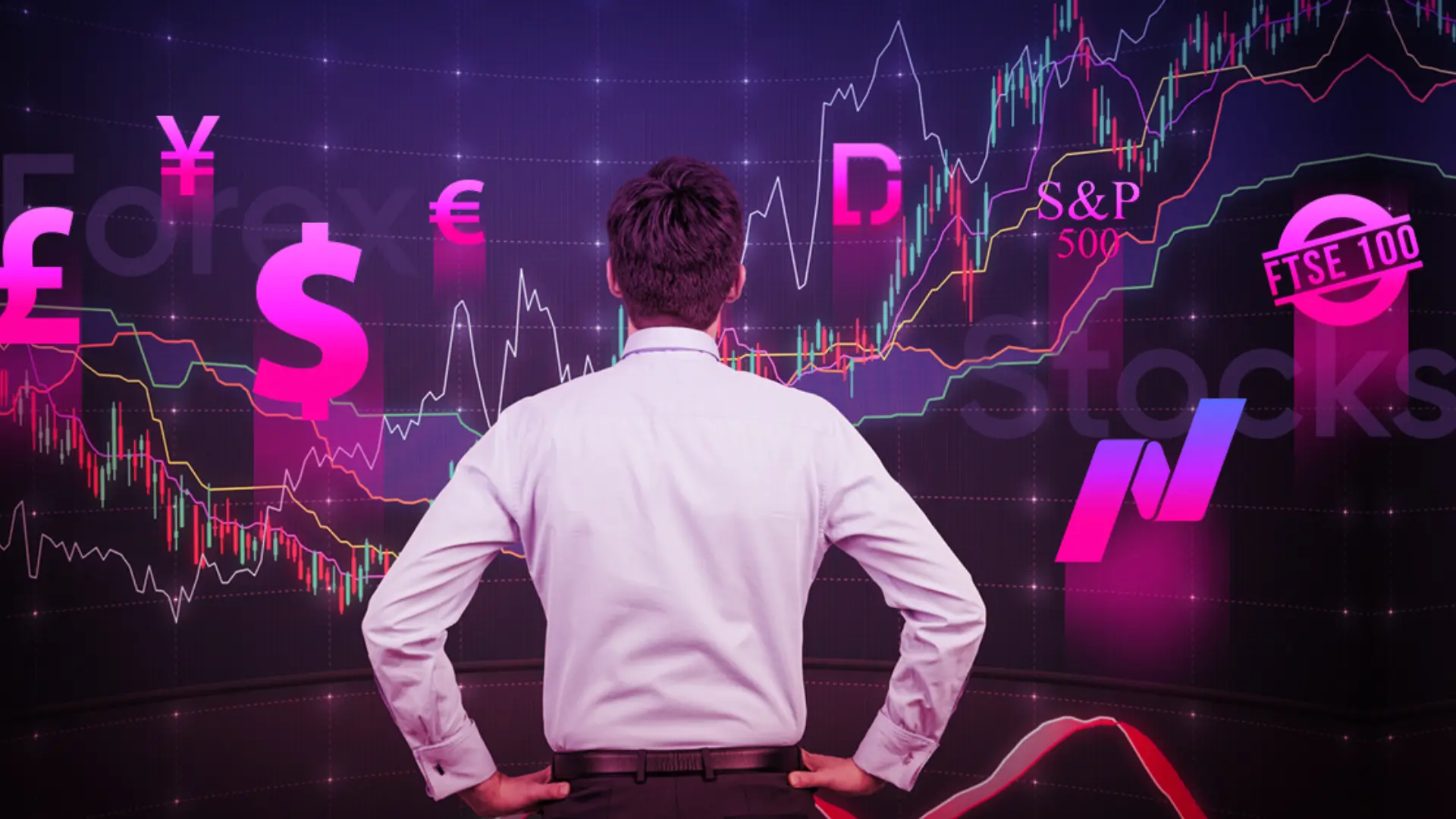 man looking at a trading chart - Forex Trading Algorithms