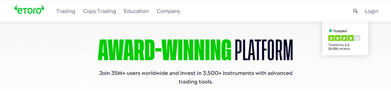etoro - Forex Trading App For Beginners