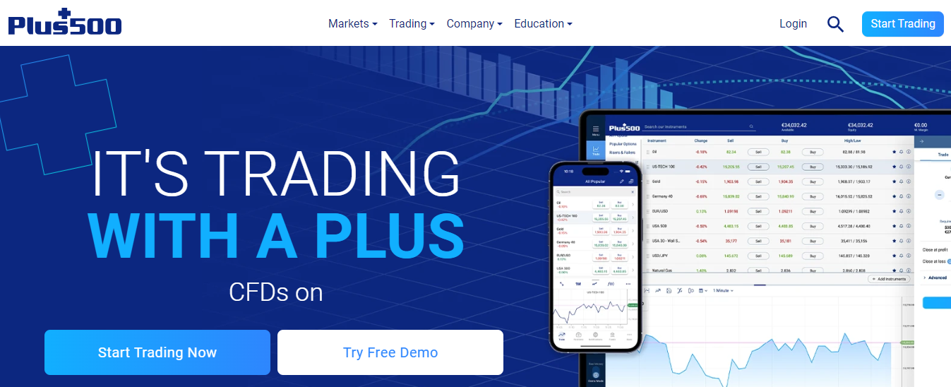 plus 500 - Forex Trading App For Beginners